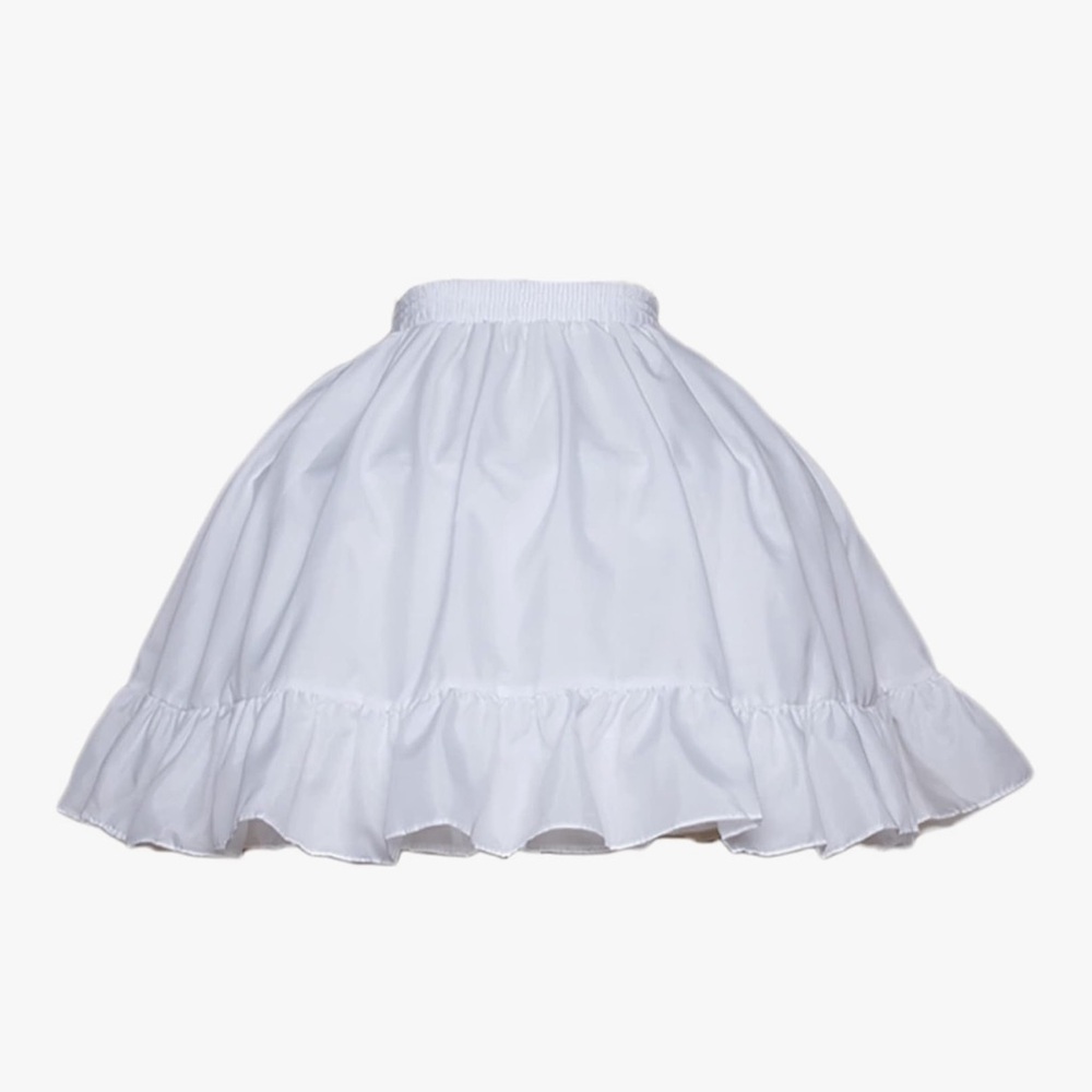 White Petticoat Skirt
